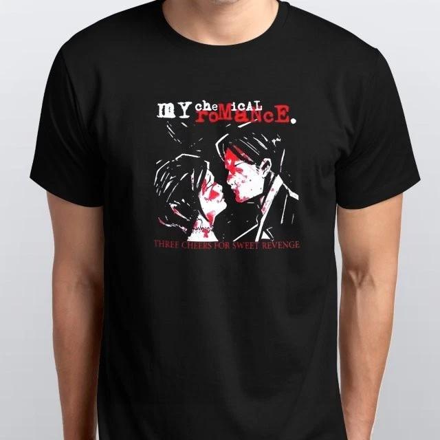

MY CHEMICAL ROMANCE THREE CHEERS Унисекс Футболка S M L XL XXL 3XL 4XL цвета Черный XL