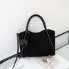 Frosted Cowhide Autumn Winter New Exquisite Handbag Basket Bucket Bag High-end Niche Single Shoulder Crossbody Women's Bag