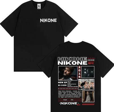 Rapper Nikone Epk Album Tour Grafik T-Shirts Herren Damen Mode Vintage Sommer T-Shirt Kurzarm Tops Übergroßes Lockeres T-Shirt