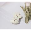 Plastic Peach Heart Buttons for Children's Clothing Women's Sweaters Cardigans Shirts Buttons