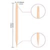 10pcs/set DIY Manicure Tools Nail File Polishing Strip Manicure Orange Wood Stick Dot Drill Stick Dead Skin Push Stick Nail Polishing Stick