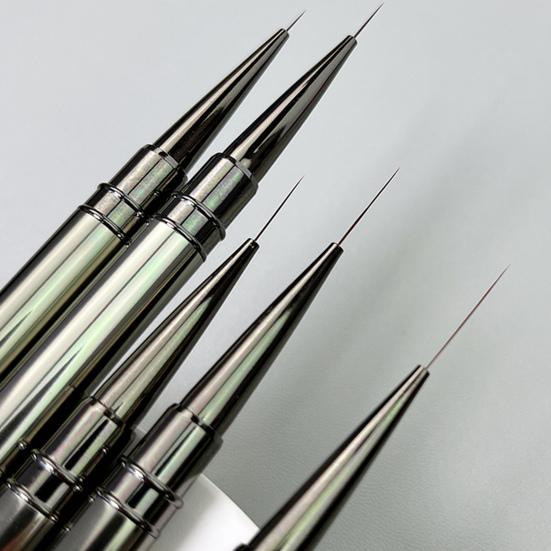 Nail Art Pen 6/9/12/15/18MM Non-slip Liner Brush Gel Nail Painting Art Design Pen Long Lines Thin Details Fine Drawing Nail Dotting Painting Tool