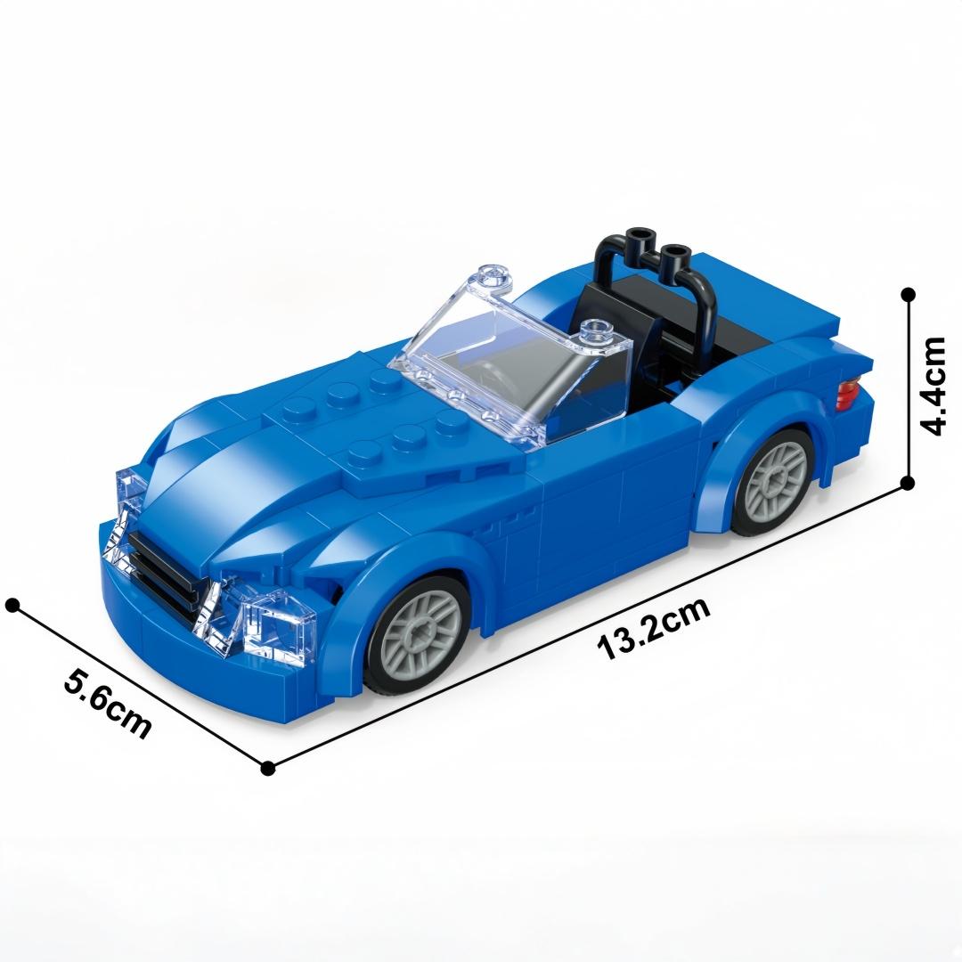 High-Standard-Quality Knew High-Quality Built High-Quality Sports High-Quality Rally High-Quality Car High-Quality Building High-Quality Blocks in bag