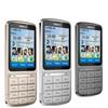 Zrenovovaný Nokia C3-01 Originální Odemčený 2,4palcový 5MP Fotoaparát 3G WIFI Bluetooth Mobilní Telefon