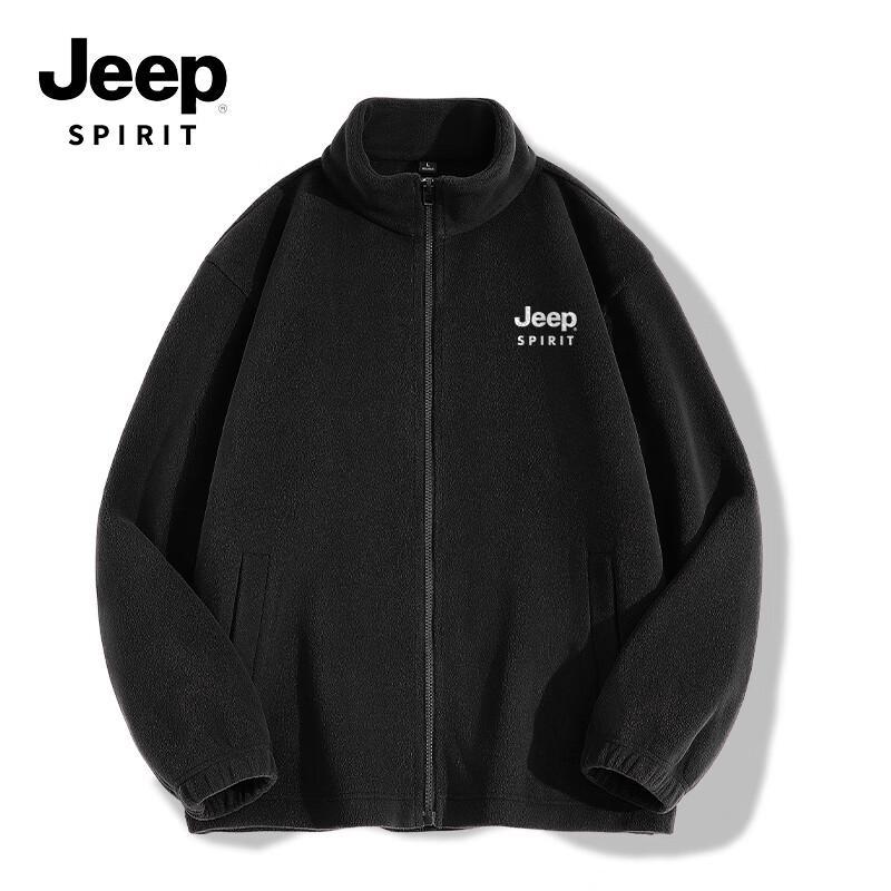 

JEEP SPIRIT Men s Fleece-Lined Stand Collar Jacket 3XL