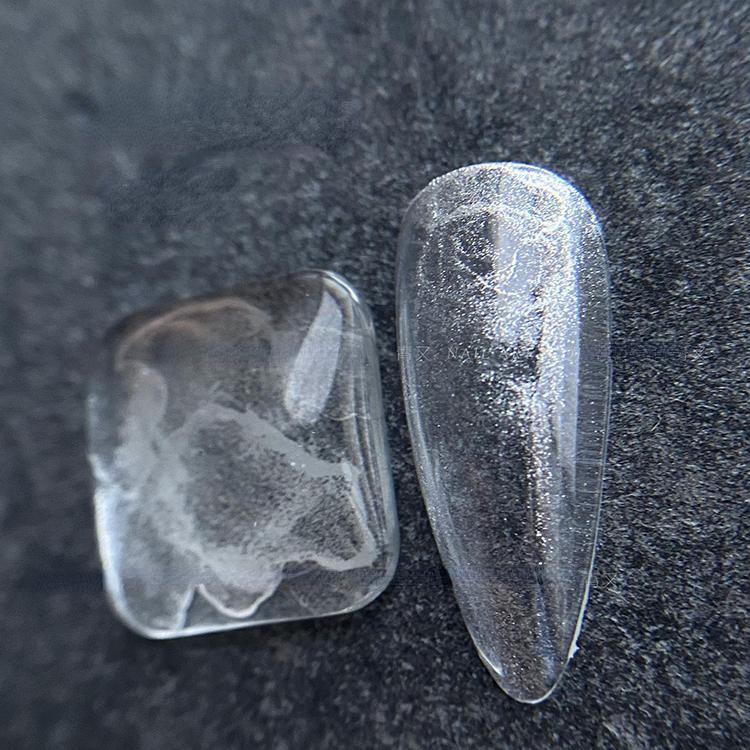 

Nail Art Blooming Smudge Nail Painting Gel Nail Art DIY Мраморный гибридный лак Маникюр УФ-гель-лак для ногтей серебряный