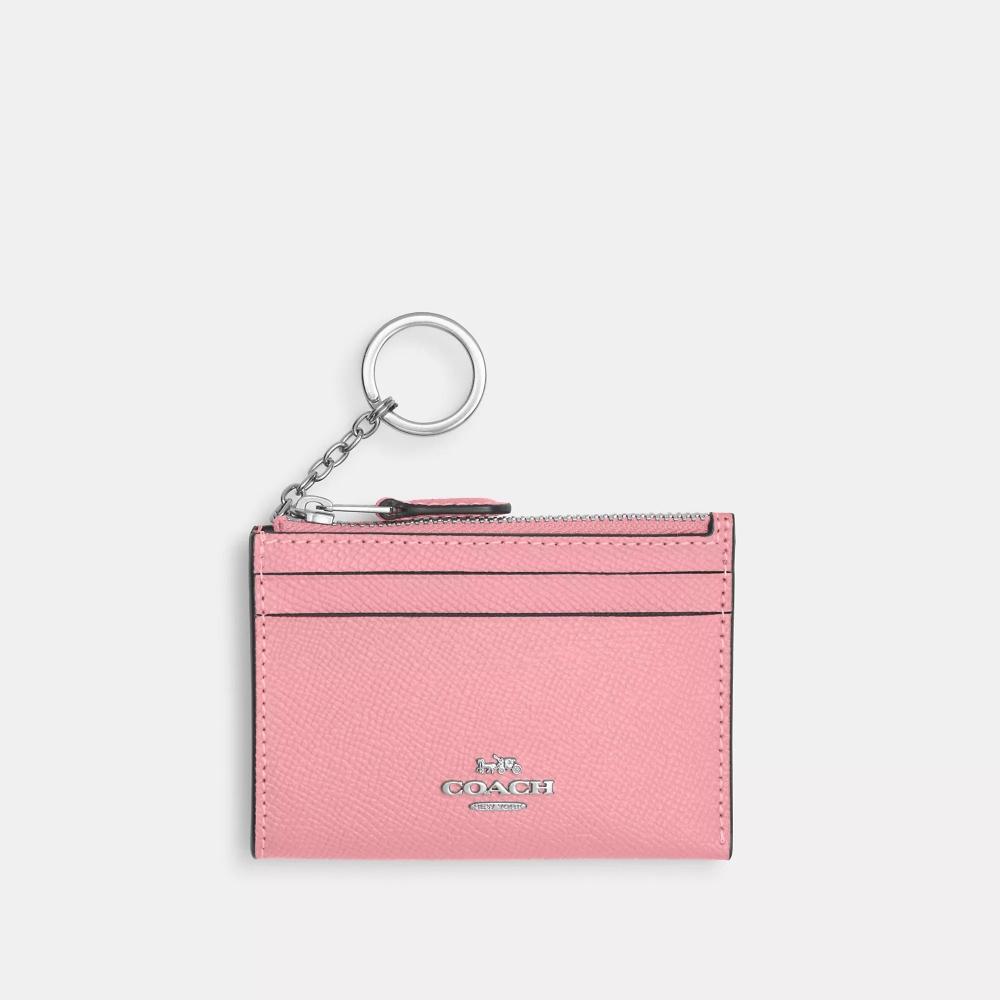 

Мини-футляр для документов Coach Skinny, серебристый, нежно-зеленый
