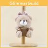 Cartoon Adorable Bear Plush Keychain With Pp Cotton Filling For Bag Decor