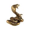 Copper Mini Cobra Statue Ancient Snake Figurines Tea Pets Brass Cobra Figurines  Birthday Gift
