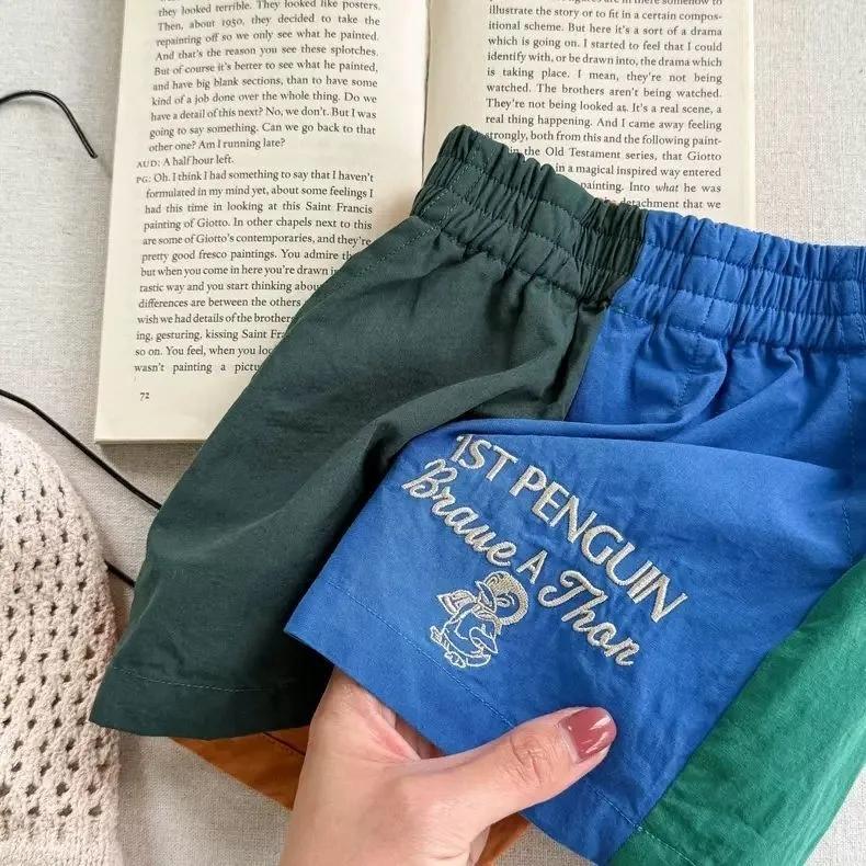 Children's Summer Quick-Dry Shorts High-Waisted Casual Sports Shorts for Toddlers and Young Children
