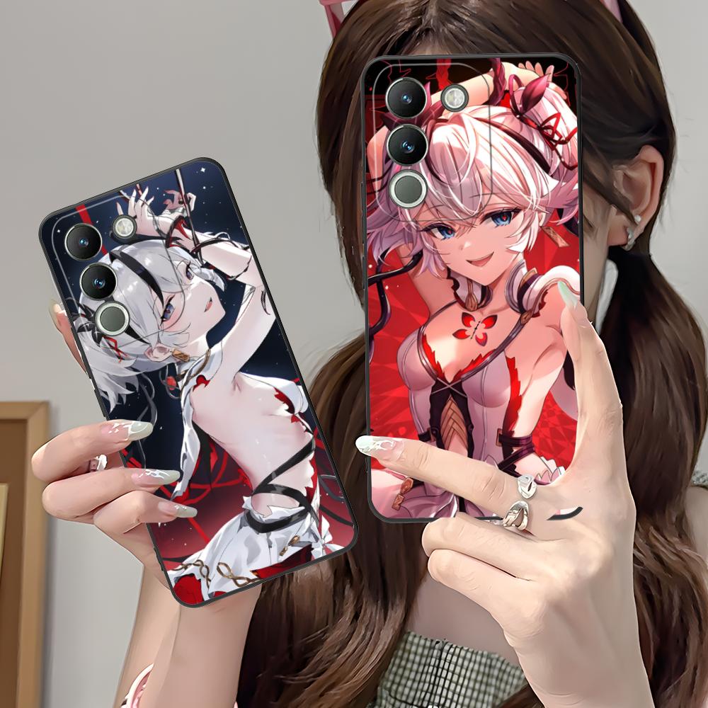 Wuthering Waves Camellya Phone Case for VIVO V60 V50 V40 V30 V29 V27 V25 V23 Pro Lite 5G Colorful Printing Cover Luxury Pretty