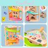 Toy Wooden Toddler Creative Play With Rotating Slide Car For Cognitive Growth