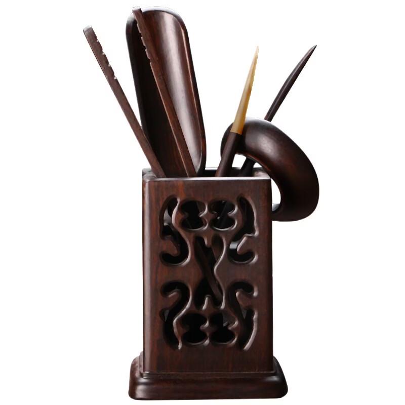 Ebony Wood 'Six Gentlemen' Tea Ceremony Tool Set