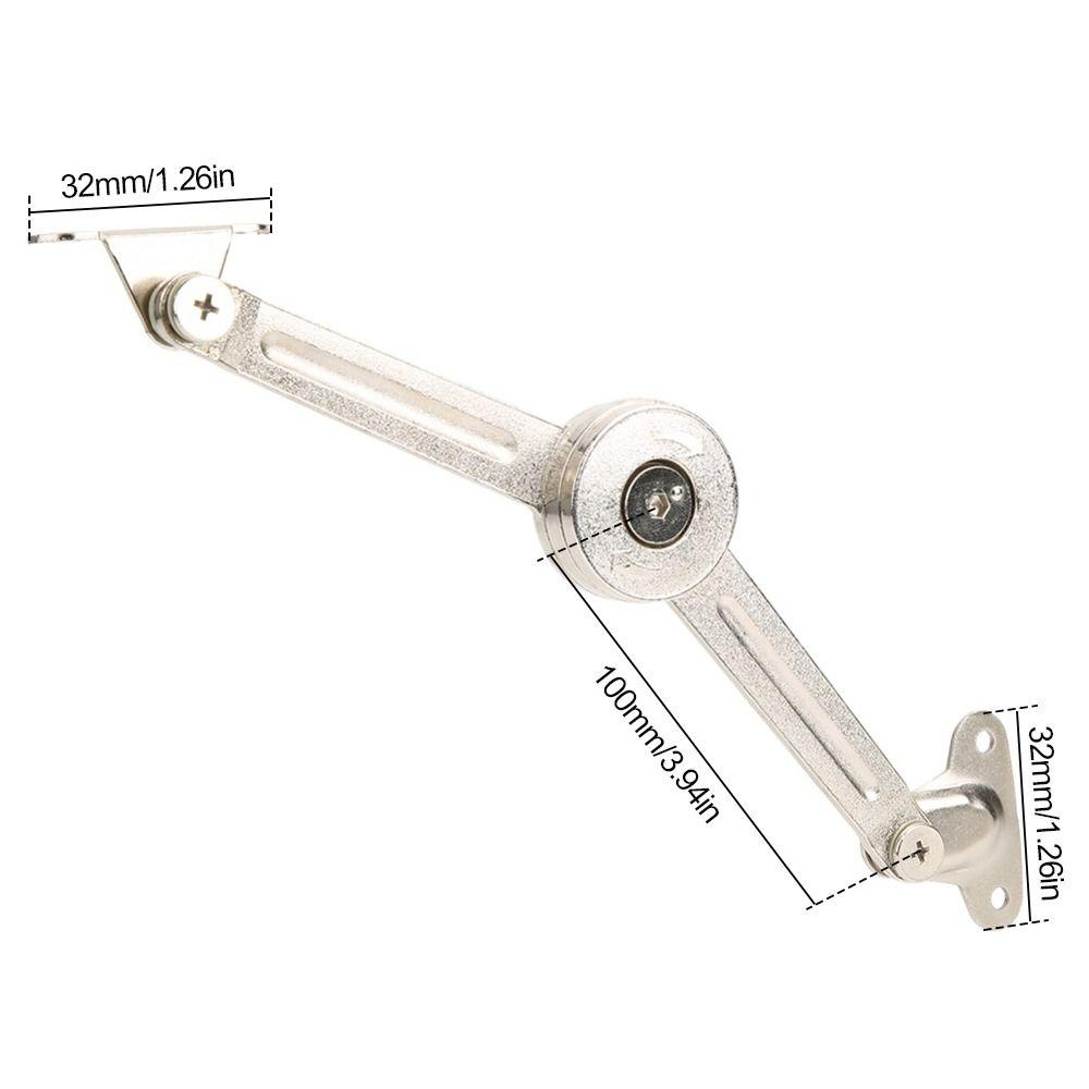 Adjustable Cabinet Door Support Zinc Alloy Soft Close Hinges Hydraulic Support Rod Hanging Cabinet