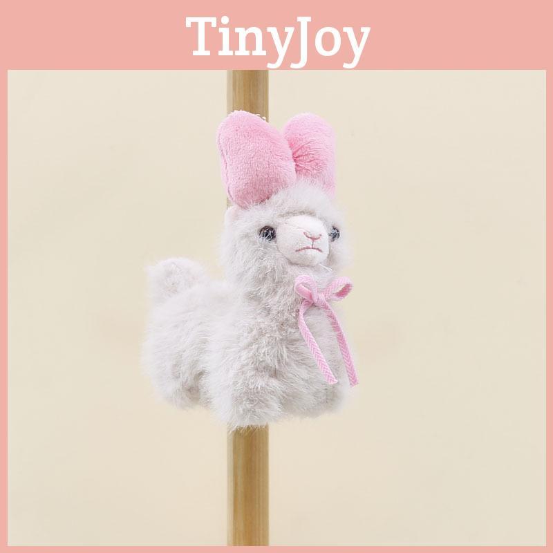 Bow Alpaca Pendant Plush Toy Claw Machine Doll Bag Hanging Children Decoration