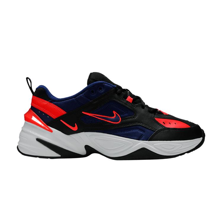 Nike M2K Tekno Black Deep Royal Blue Bright Crimson 41