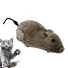 Plush Wind Up Cat Toys Kitten Toys Mouse Shape Interactive Cat Playing Chasing Toys Interesting Playtime Supplies For Kitten Pet