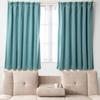 Iris Plaza Light Blocking 100cm Wide X 135cm Grade 1 Light with Thick and Thermal Machine Set of 99.99% Curtains, Long, Blocking, Tassels, Durable,