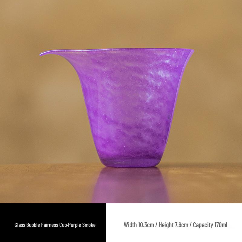 Heat-Resistant Minimalist Bubble Glass Tea Pitcher and Gongfu Tea Set