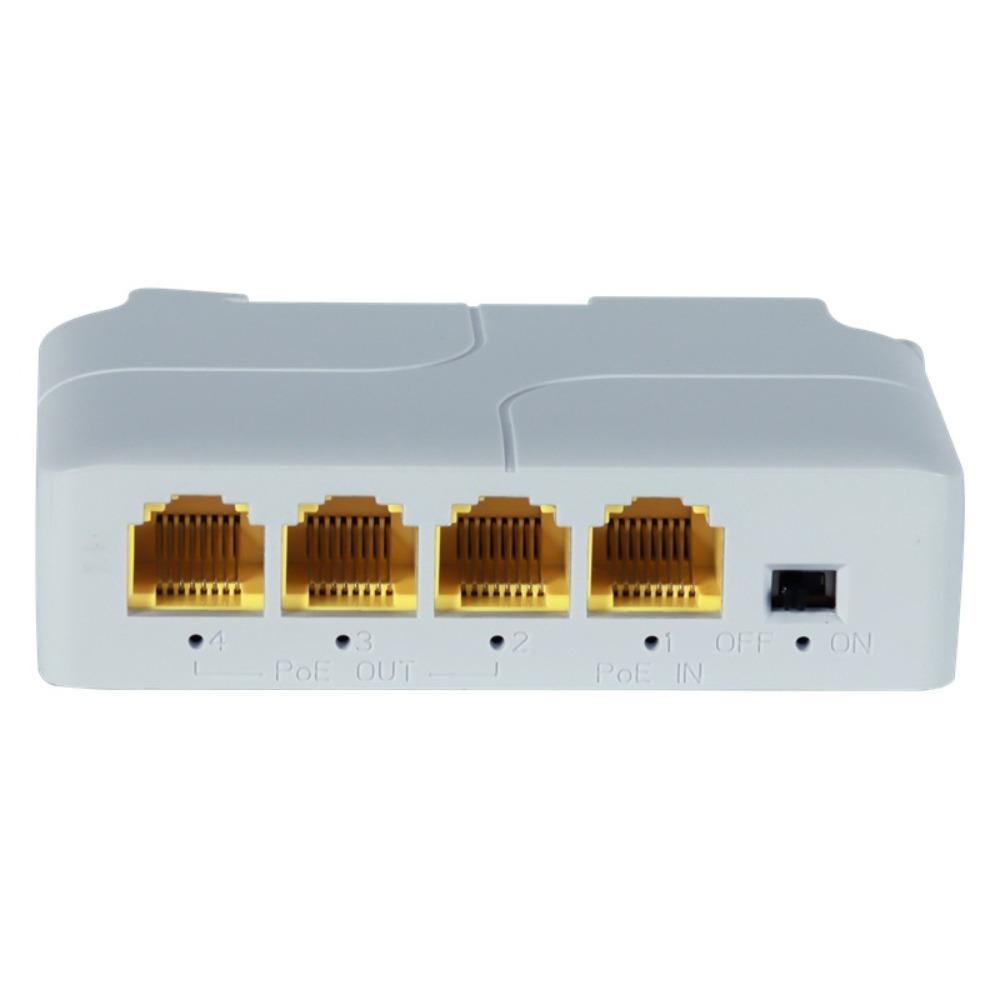 Industrial Network Switch Repeater 4 Port PoE Repeater for IP Port Transmission Extender
