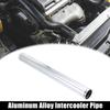 Uxcell Aluminum Alloy Tube OD 51/57/63/70/76mm Intercooler Pipe Air Intake Tube Hose 0 45 Degrees 500mm Length for Car