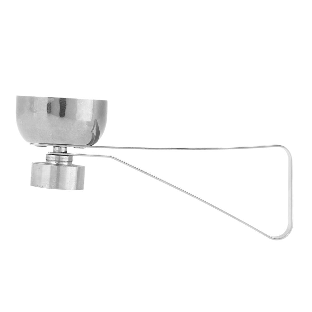 Effective Stainless Steel Eggshell Cracker Tool Opens Eggs Cleanly Without Shattering Shells for Baking Cooking Kitchen Helper