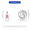 Original Copper Charms Luxury Dance Shoe Pendant Beads Fit Bracelet Diy Women Making Delicate Gift Jewelry
