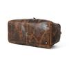 Leather Duffle Bag: Men's Travel Weekender with Shoe Compartment