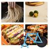 1 piece, bicycle pizza cutter, creative roller pizza cutter, double wheel pizza wheel cutter, pizza cutter, cake cutter