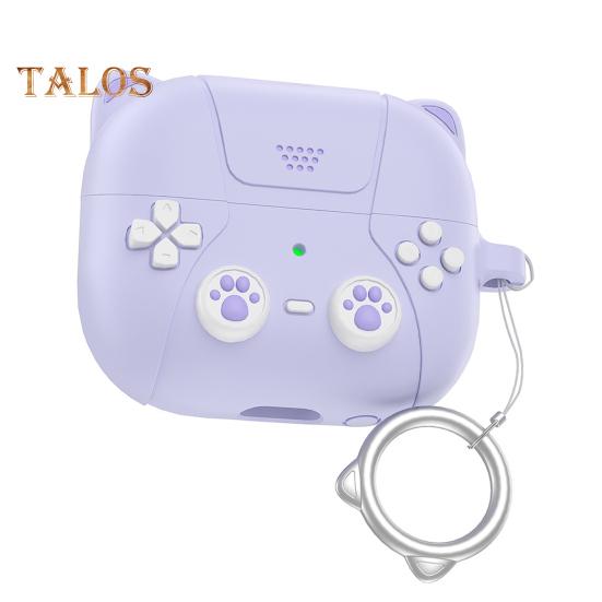 

Защитный чехол для наушников, износостойкий, устойчивый к царапинам, портативный дизайн, ударопоглощающий, пылезащитный чехол для SamsungGalaxy Buds 3/3pro фиолетовый