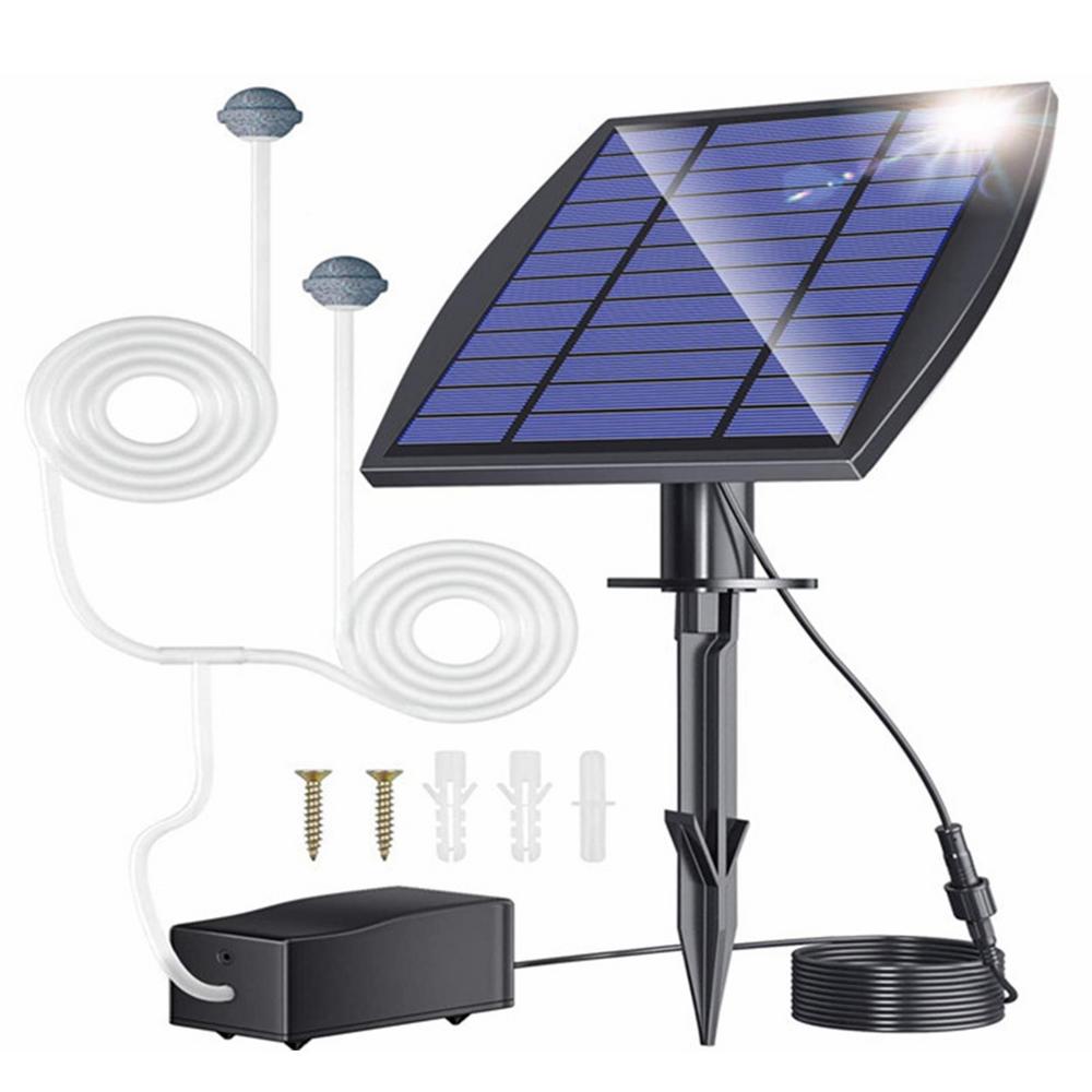 

Аэратор для аквариума Кислородный насос Солнечный аэратор с тремя режимами Портативный прудовый аэратор Аквариумный кислородный насытитель для гидропонных растений