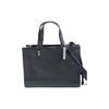 Coach Dempsey 29 Solid Pebble Grain Minimalist Leather Tote Bag Women Tote Black CO976-IMBLK