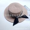 Flat Top Top Top Hat Straw Hat Temperament Streamer Sun Hat Beach Hat Sun Hat Women's Sun Hat Women's Sun Protection Hat Hat
