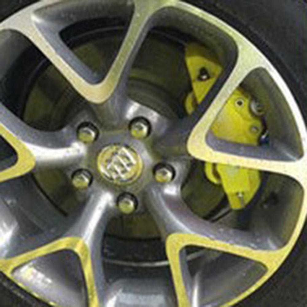 Car Caliper Cover Kits 3D Style Accessories Brake Caliper Front/Rear Replacement  YELLOW Parts Accessories