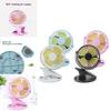 Small Yet Powerful Personal Portable Desk Fan With 3-speed Settings And Usb Rechargeable Battery