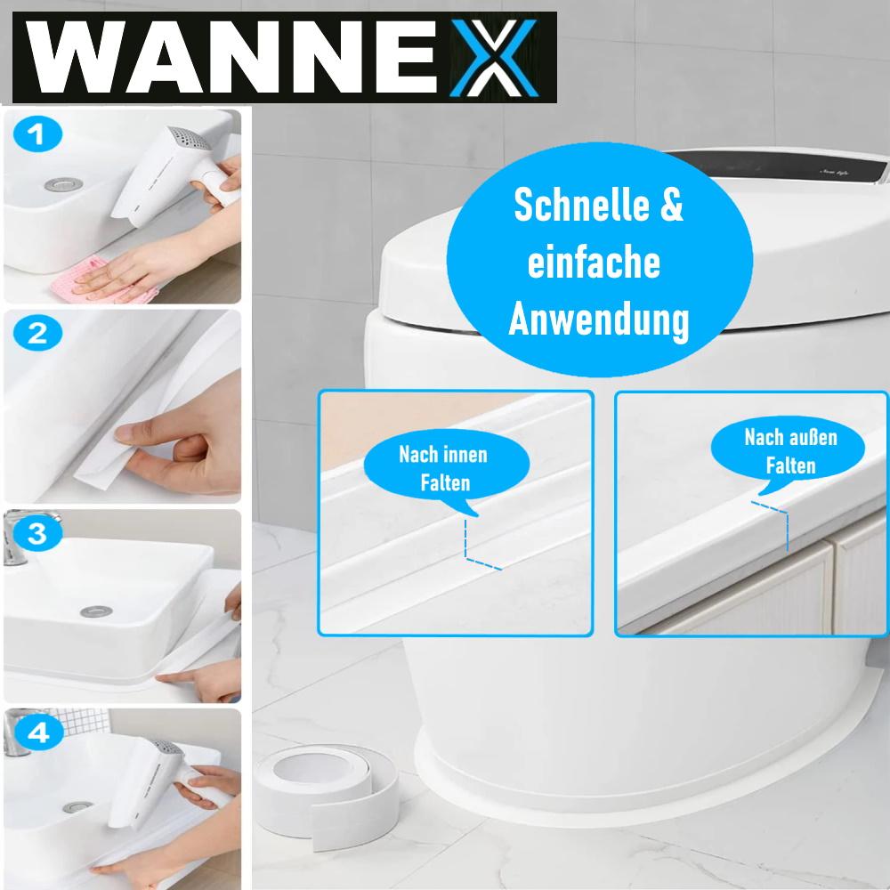 WANNEX Bath Sealing Tape Bathroom Bathtub Shower Self-Adhesive 5m