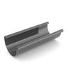 Graphite Gutter 2m, System 75 : Efficient Rainwater Drainage