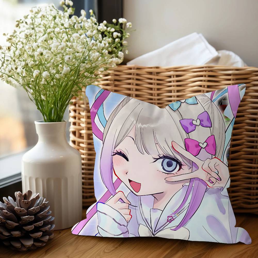 Anime Kangel Kissenkissenbezug Kissenbezug Wohnzimmer Sofa Heimdekor Kundenspezifisch