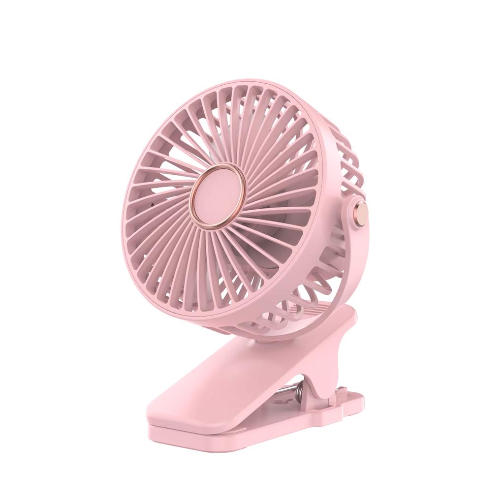 Portable USB Mini Handheld Clip Fan Convenient And Ultra-quiet Electric Fan Rechargeable Student Cute Small Cooling Ventilador