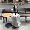 Casual Cotton Blend Long Skirt With Elastic Waist For Women Summer Travel And Office Wear