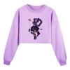 5583 Multi-color Fashion Kids Girls Lily Lovebraids Printed Long Sleeves Sweatshirt