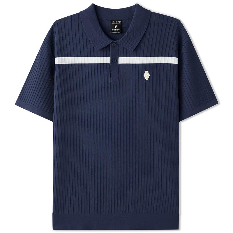 Skechers Men s L226M042 Polo Knit Short Sleeve Shirt XXL