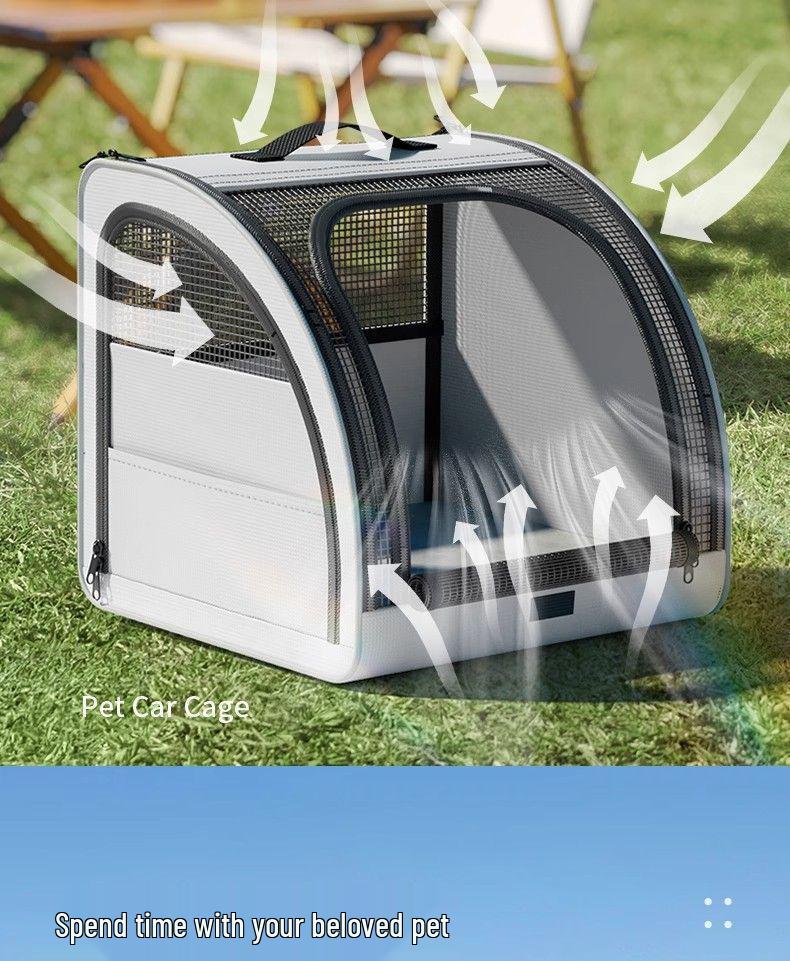 Haustier Reise Autositz & Matte - Hundebett und Handtasche für Autofahrten