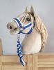 Hobby Horse Rope Lead - White and Blue