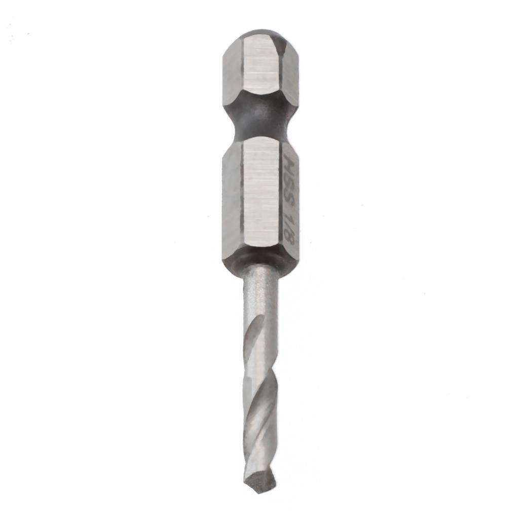 Compact For Stubby Drill Bit Set with 14 Inch Hex Shank for Tight Spaces