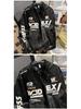 Men's Retro Motorcycle PU Leather Jacket - Spring/Autumn Aviator Racing Style