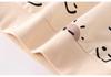 Autumn Cartoon Long-Sleeve Round Neck Sweatshirt for Girls - Casual Cotton Terry Kids' Top