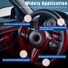 Steering Wheel Spinner Knob, ABS & Silicone Non-Slip Knob With Metal Ball Bearing, Easy Installation, Car Steering Wheel Power Handle Knob Fit