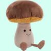 JELLYCAT Fun Food Collection Umbrella Mushroom Sprout Large Size Dolls Plush Doll 25cm Height In Sitting Posture