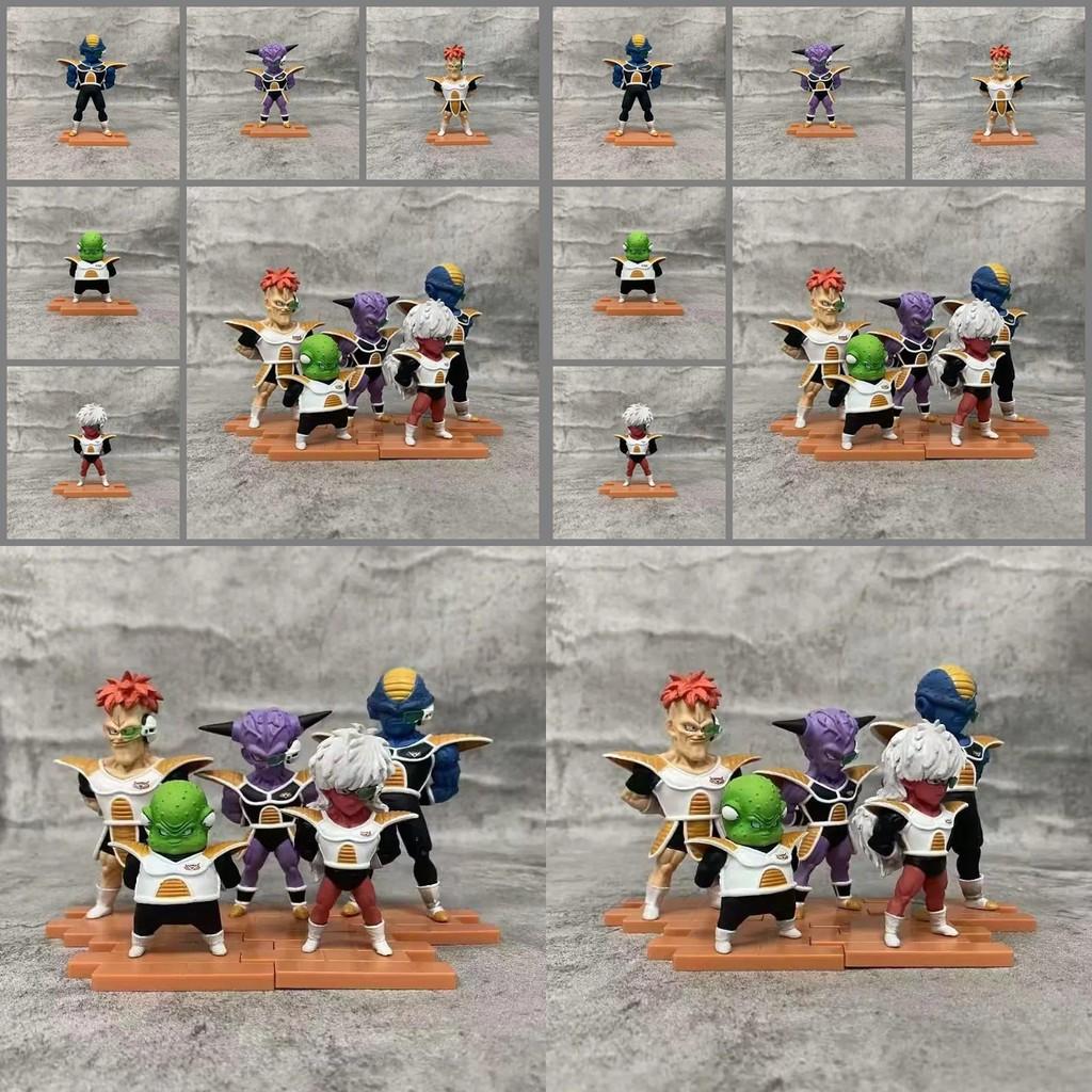 Anime Super Saiyan Q Version Capsule Corp Ginyu Force Villain Figure Model Pvc